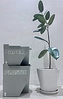 Paper and Plastic Bin